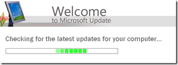 Windows Update Progress Bar