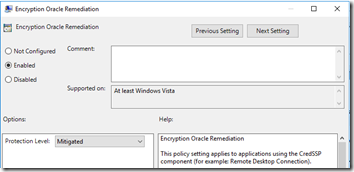 CredSSP Group Policy 2