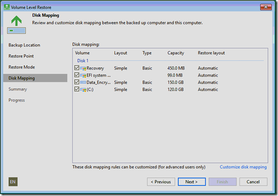 Veeam Restore 3b