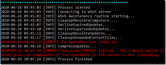WSUS maintenance 3